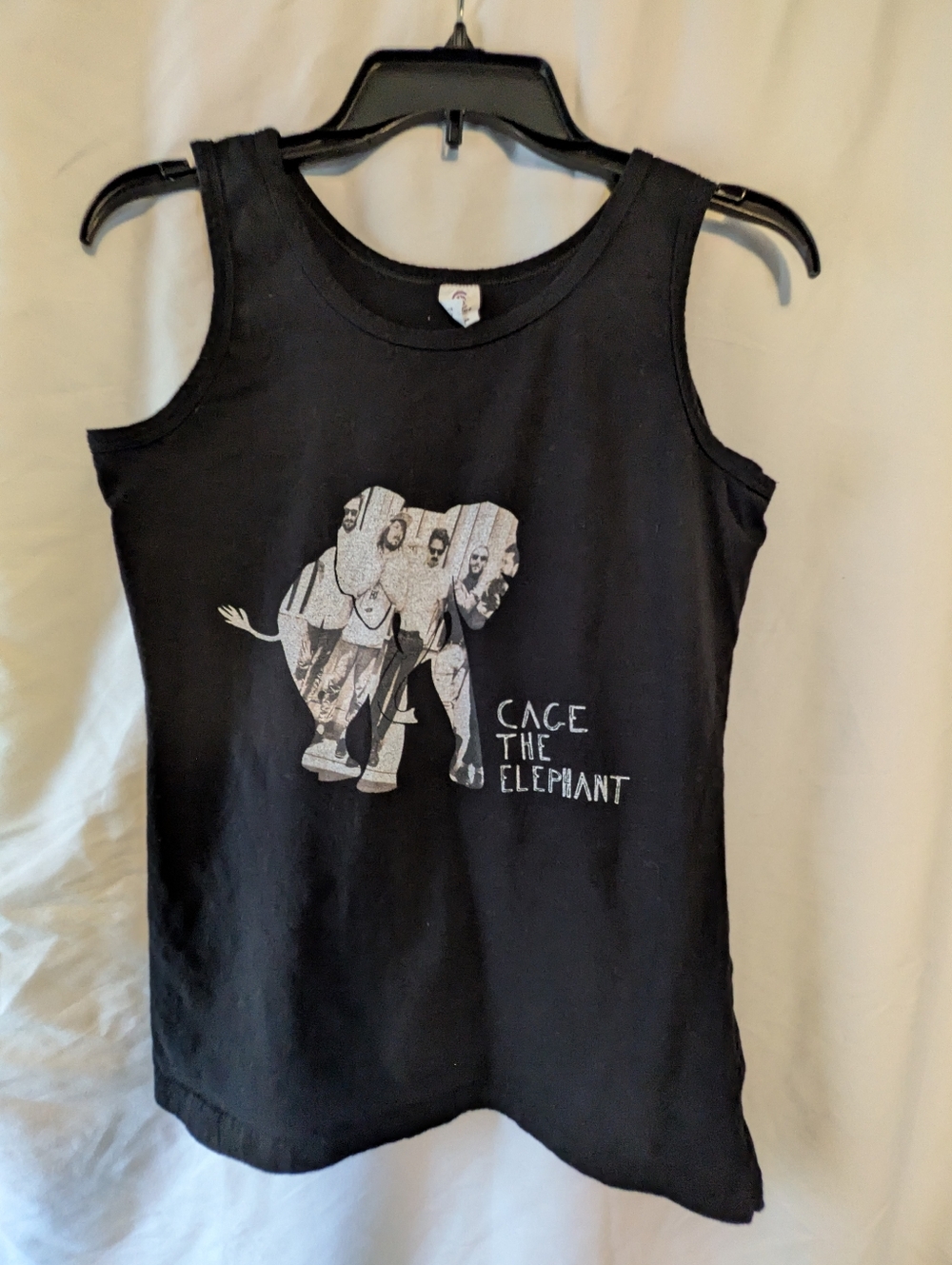 Cage the Elephant Black Graphic Women's Tank Top Sz.M